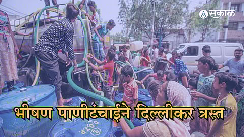 delhi Kejriwal government goes to Supreme Court over water crisis amid heatwave Marathi news