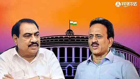 eknath khadse and girish mahajan