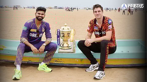 Shreyas Iyer Pat Cummins KKR vs SRH