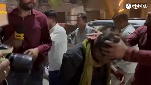 Vehicles vandalized outside the Congress office in Amethi