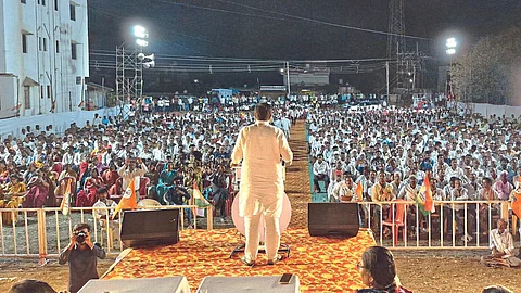 Mahavikas Aghadi candidate Shashikant Shinde Jayant Patil