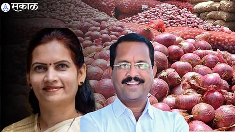 Dr. Bharti Pawar and teacher Bhaskar Bhagare