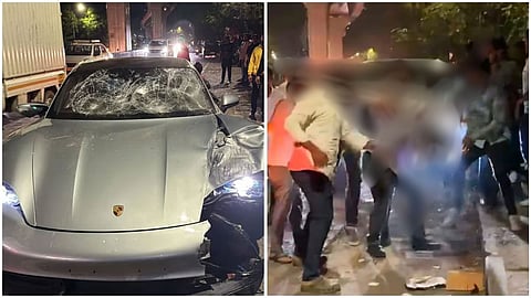 porsche motors pune accident