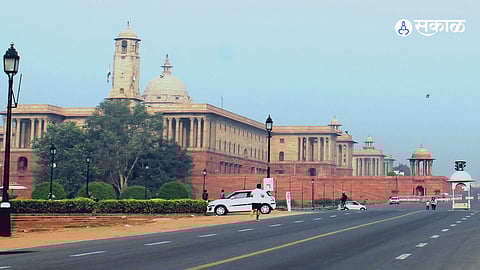 home ministry office in north block gets bomb threat mail was received Two fire tenders have been sent to the spot