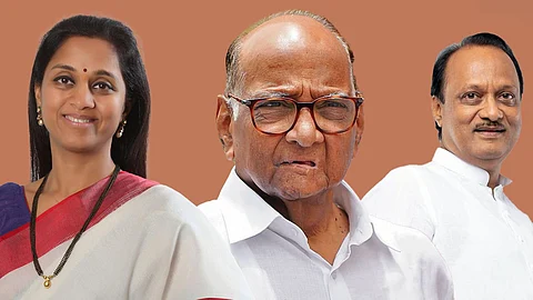 Supriya Sule Sharad Pawar Ajit Pawar