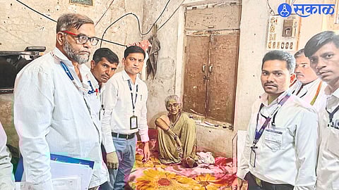 Polling officers reached the homes of senior citizens on Friday to take their votes in the 'Home Voting' initiative.