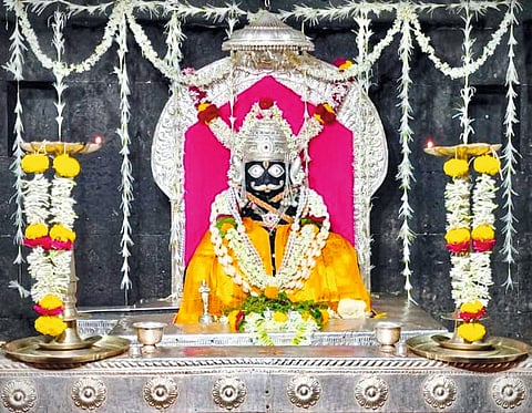 नरसिंह नवरात्र उत्सवाचा आजचा दुसरा दिवसाची श्रींची सजावट