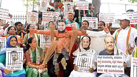 MP Prajwal Revanna and MLA HD Revanna in Connection With Obscene Video Pen Drives