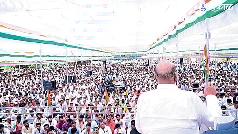 sharad pawar criticism on modi in shrigonda need to fight now to preserve democracy sharad pawar