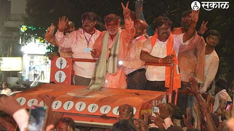 celebration after win