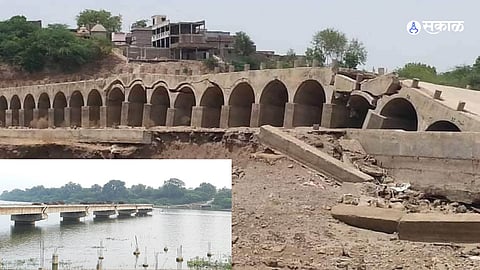 Rain: दहा वर्ष उलटली तरीही...आपेगाव - कुरणपिंप्री गावांचा तुटलेला संपर्क जोडला जाईना... !