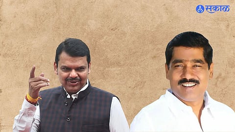 Bajrang Sonawane And Devendra Fadnavis