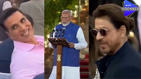 पंतप्रधान मोदींच्या शपथविधी सोहळ्यात सेलिब्रिटींची मांदियाळी; किंग खान आणि खिलाडी अक्षयच्या 'त्या' फोटोनं वेधलं लक्ष