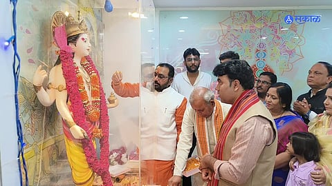 धन्वंतरीची विधीवत पुजा करून प्रतापराव जाधवांनी स्विकारला आयुष मंत्रालयांचा पदभार!