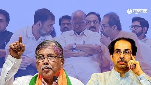 MVA Uddhav Thackeray Chandrakant Patil