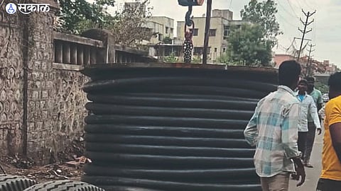 work of laying the underground line of 33 KV power supply to the area has started