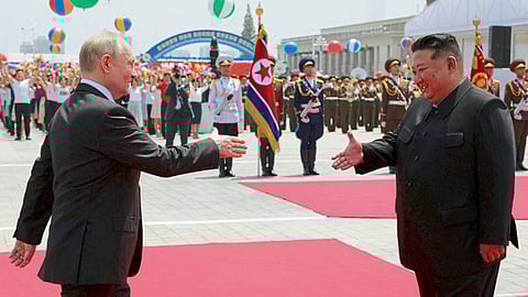 vladimir putin and kim jong un
