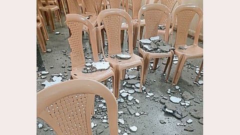 ceiling plaster collapse