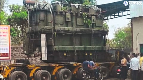 Power transformer replacement work started