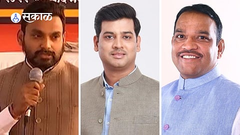 Dhairyasheel Mane, Shrikant Shinde, Shrirang Barne