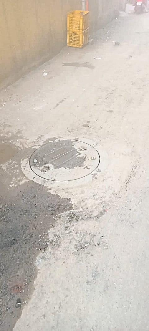 महापालिकेकडून गवळीनगरमधील
सांडपाणी वाहिनीची दुरुस्ती