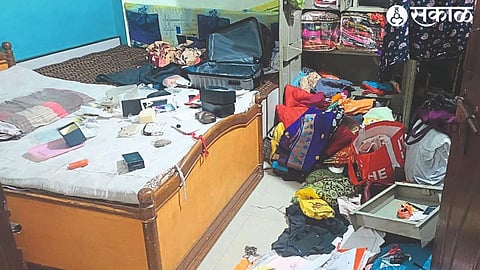 Household items misplaced by thieves