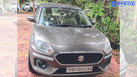 Suspect's car seized by Sangvi police.