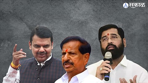 Eknath Shinde|Devendra Fadnavis| Ganesh Naik