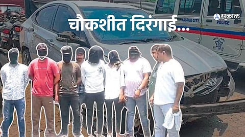 Nagpur Car Crushed People