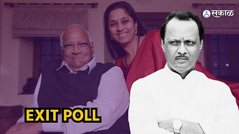 ajit pawar exit poll loksabha