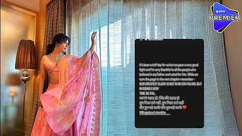 Actress Heartfelt Note
