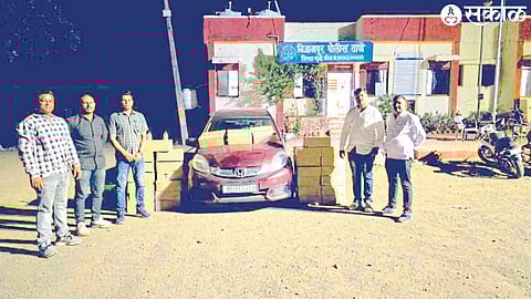 The car seized by the LCB team.