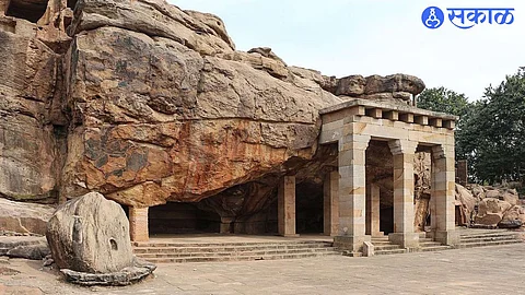 The 'Elephant Cave' at Udayagiri.