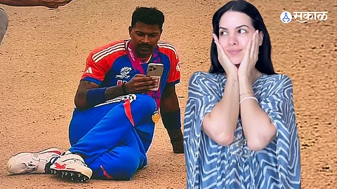 Hardik Pandya video call Natasa Stankovic