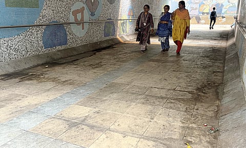 पादचारी मार्ग की दुचारी मार्ग