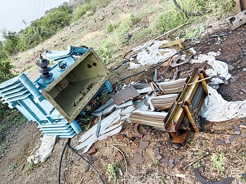 टाकळी हाजी परिसरात पुन्हा रोहित्रांची चोरी