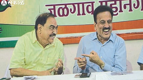 Eknath Khadse and Girish Mahajan