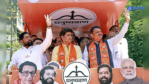 Kalyan Loksabha Result : विजयाच्या गुलालाची उधळण करत डोंबिवलीत शिवसेनेचा जल्लोष