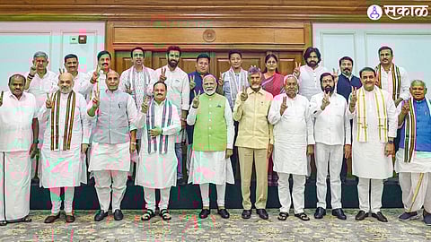 democracy elect the presenters at lok sabha election 2024 nda india bjp congress ncp shiv sena