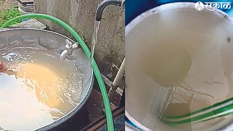 Dirty tap water