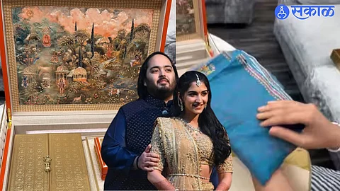 anant ambani radhika merchant wedding card has a beautiful kashmiri pashmina shawl know all details