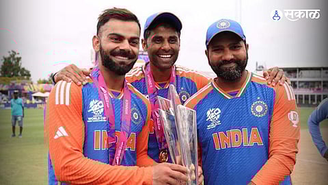 Virat Kohli, Suryakumar Yadav, Rohit Sharma