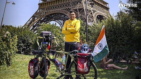 Paris 2024 Olympics Kerala Cyclist Reaches France To Cheer For Neeraj Chopra