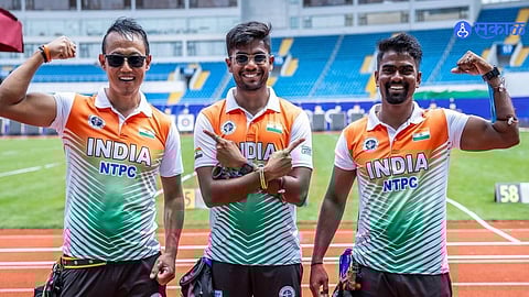 India men's Archery team reach quarterfinals