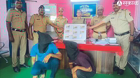 Assistant Superintendent of Police Annapurna Singh, Assistant Inspector of Police Nilesh Wagh, Sub-Inspector of Police Mainuddin Syed and police personnel were arrested along with the suspects in the theft case.