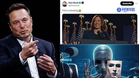Elon Musk Shares Kamala Harris Deepfake Video Contoversy