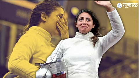 7 Month pregnant fencer in Paris Olympic