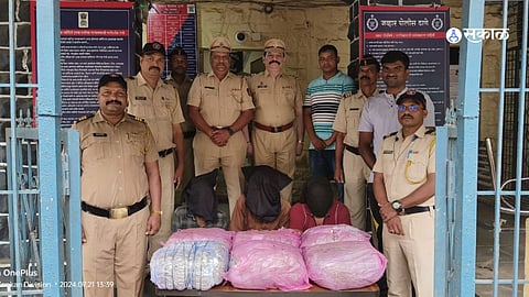 जव्हार पोलिसांची धडक कारवाई; १२ लाख रुपयांचा गांजा हस्तगत