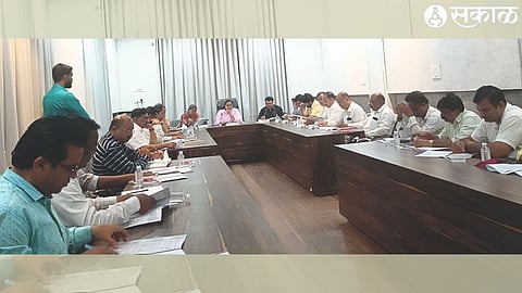 Commissioner and Administrator Amita Dagde-Patil along with other officers, heads of departments attended the municipal standing committee administrative meeting.
