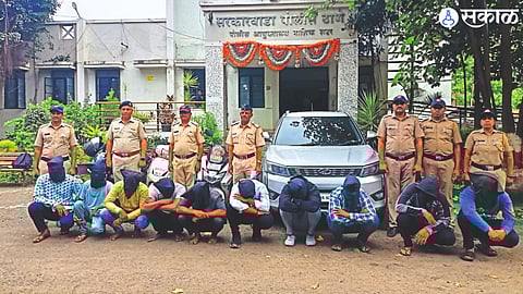 Those who participated in the procession were arrested